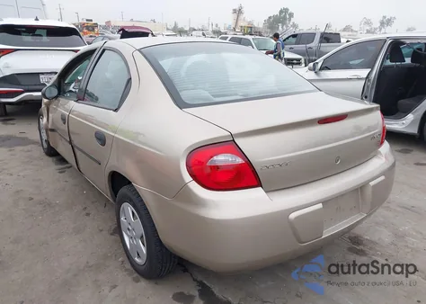 2003 Dodge Neon Se из США, поврежденный, VIN 1B3ES26C03D108517